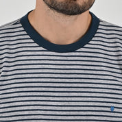 Playera Cuello Redondo Para Caballero Manga Corta Regular Fit 6934 Azul Plumbago