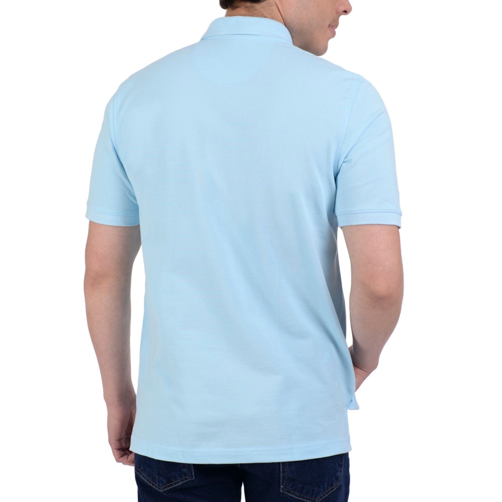 Playera Tipo Polo Yale Manga Corta Regular Fit 6909