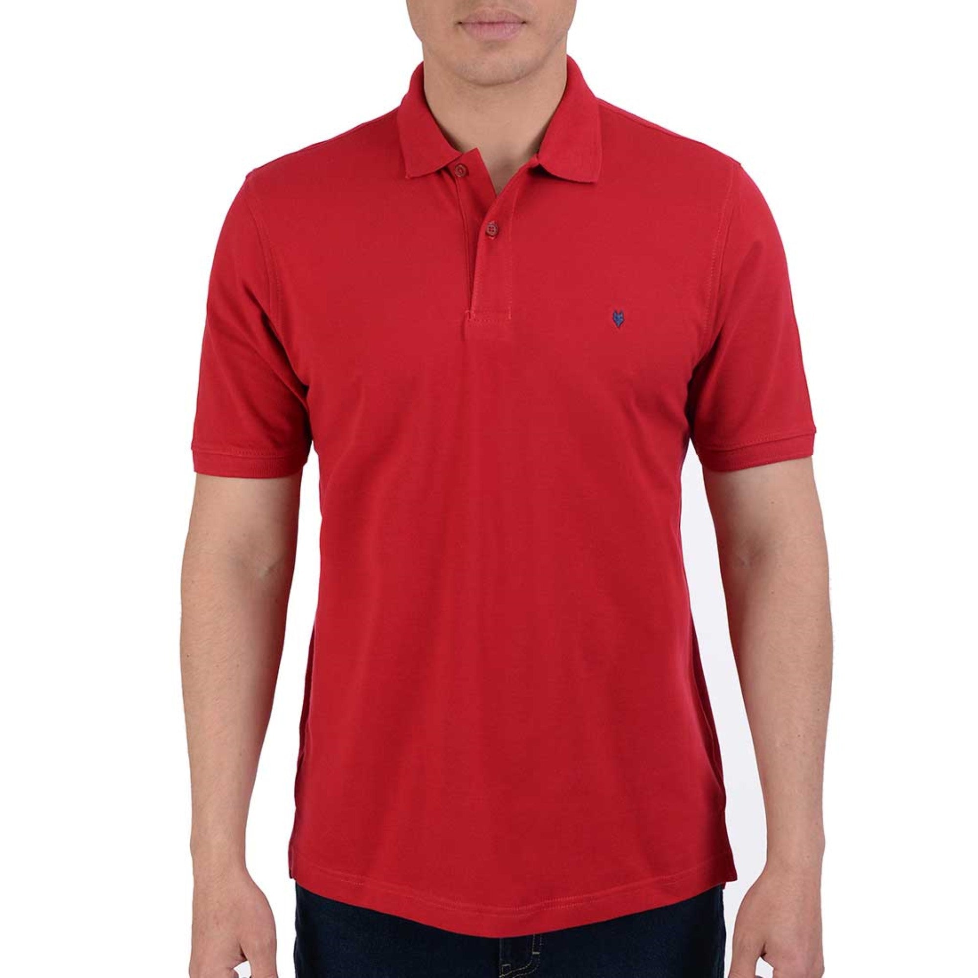 Playera Tipo Polo Yale Manga Corta Regular Fit 6909