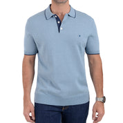 Playera tipo polo Yale Manga Corta Regular Fit 7216 Azul