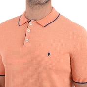 Playera tipo polo Yale Manga Corta Regular Fit 7216 Melon