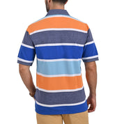 Playera Tipo Polo Yale Manga Corta Regular Fit Rayas 7240