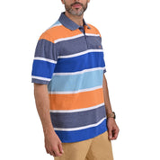 Playera Tipo Polo Yale Manga Corta Regular Fit Rayas 7240