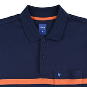 Playera Yale Regular Fit Tipo polo 7552 Azul marino