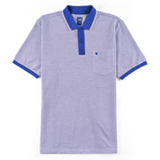 Playera Yale Regular Fit Tipo polo 7554 Azul Rey