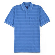 Playera Yale Regular Fit Tipo polo 7555 Azul