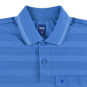 Playera Yale Regular Fit Tipo polo 7555 Azul