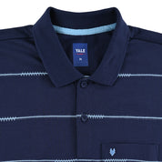 Playera Yale Regular Fit Tipo polo 7556 Azul marino