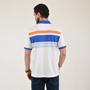 Playera Yale Regular Fit Tipo polo 7558 Blanco