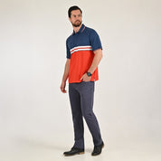 Playera Yale Regular Fit Tipo polo 7559 Mamey