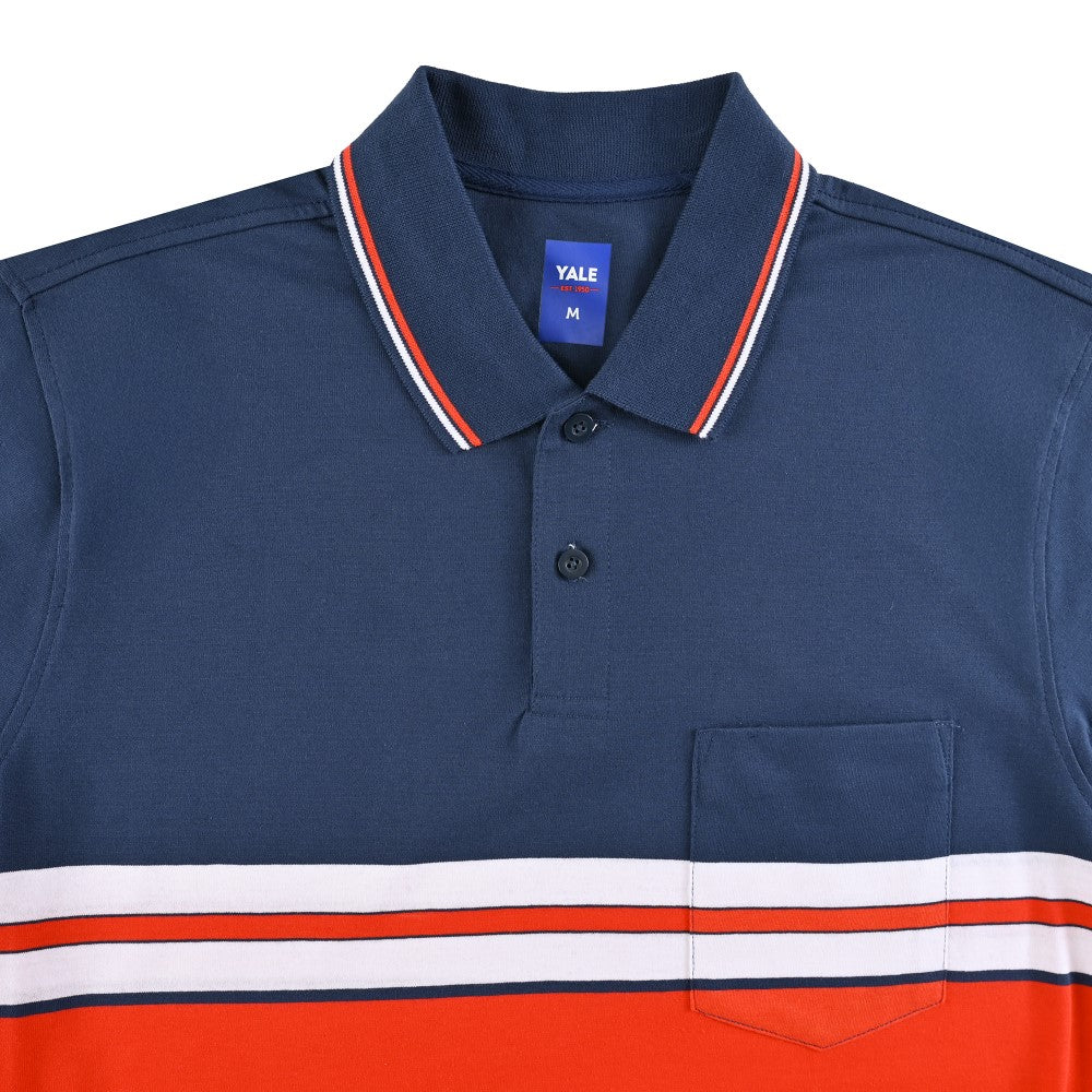 Playera Yale Regular Fit Tipo polo 7559 Mamey