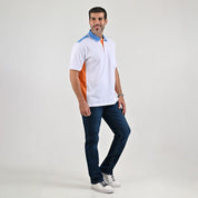 Playera Yale Regular Fit Tipo polo 7573 Blanco