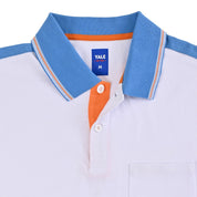 Playera Yale Regular Fit Tipo polo 7573 Blanco