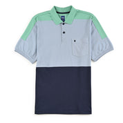 Playera Yale Regular Fit Tipo polo 7574 Azul