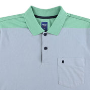 Playera Yale Regular Fit Tipo polo 7574 Azul