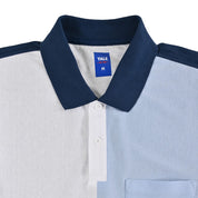 Playera Yale Regular Fit Tipo polo 7575 Azul marino
