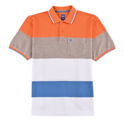 Playera Yale Regular Fit Tipo polo 7578 Naranja