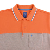 Playera Yale Regular Fit Tipo polo 7578 Naranja