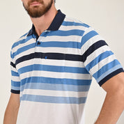 Playera Yale Regular Fit Tipo polo 7581 Verde Cemento