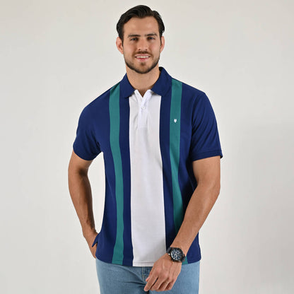Playera Yale Para Caballero Manga Corta Cuello Polo Classic Fit 7409