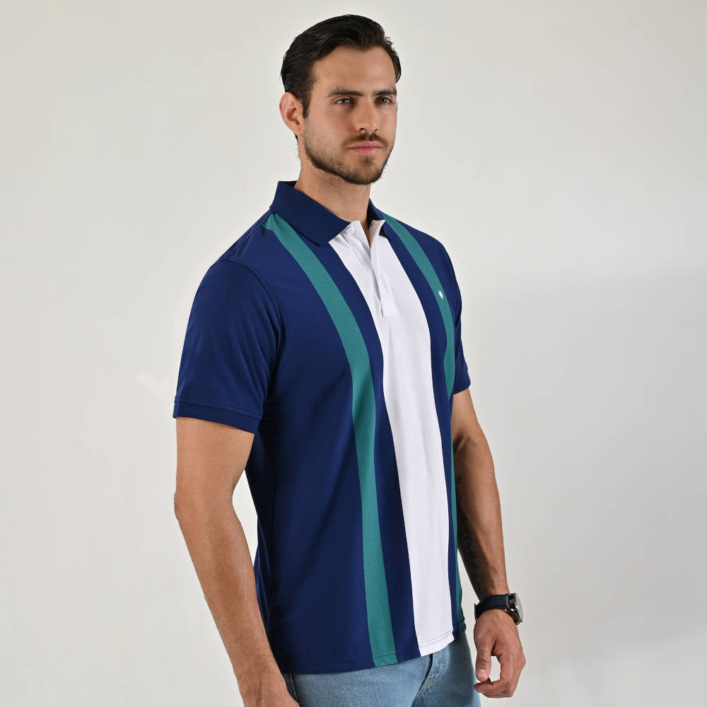 Playera Yale Para Caballero Manga Corta Cuello Polo Classic Fit 7409