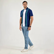 Playera Yale Para Caballero Manga Corta Cuello Polo Classic Fit 7409