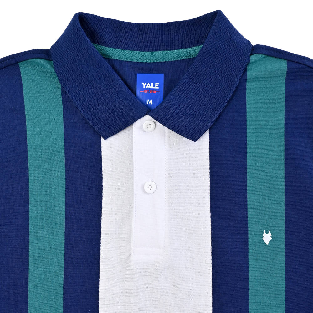 Playera Yale Para Caballero Manga Corta Cuello Polo Classic Fit 7409