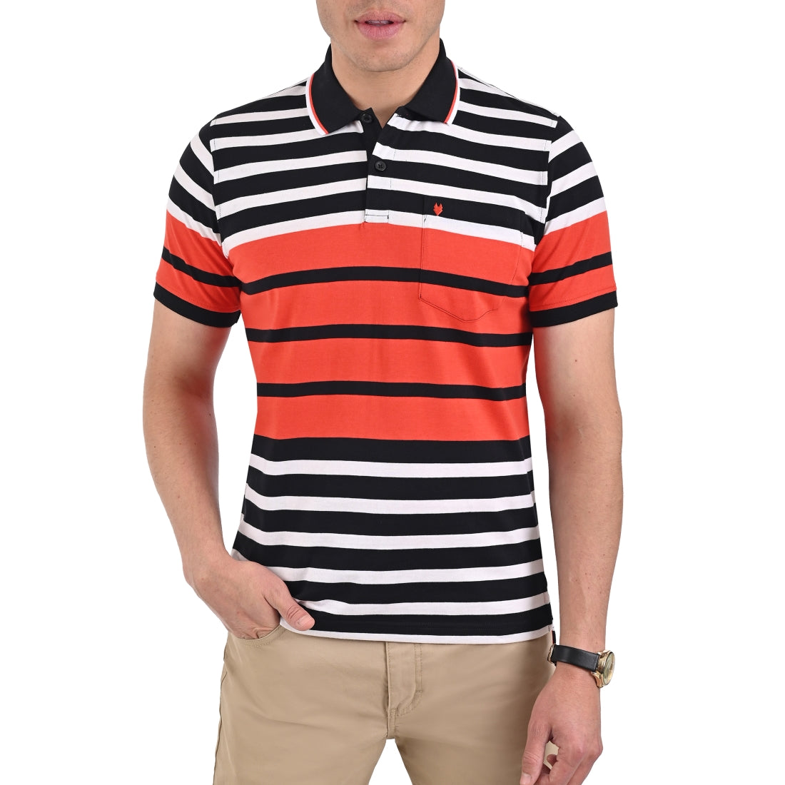 Playera Yale Cuello Polo Slim Fit  7263