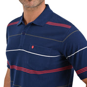 Playera Yale Cuello Polo Slim Fit  7269.