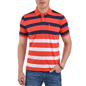Playera Tipo Polo Yale Manga Corta Regular Fit 7270  Naranja