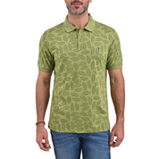Playera Tipo Polo Yale Manga Corta Regular Fit 7271  Verde Manzana