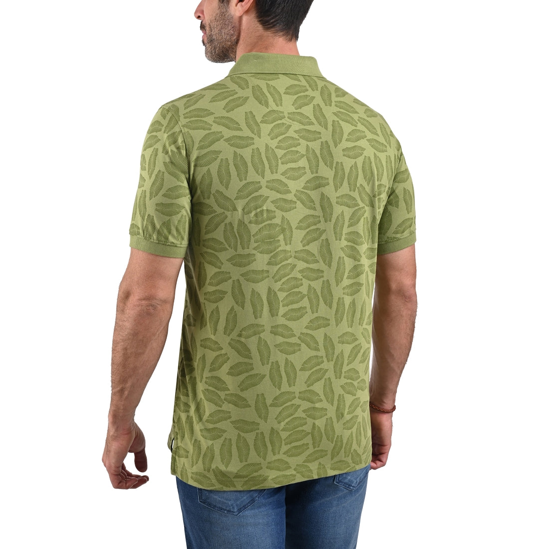 Playera Tipo Polo Yale Manga Corta Regular Fit 7271  Verde Manzana