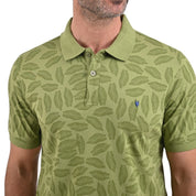 Playera Tipo Polo Yale Manga Corta Regular Fit 7271  Verde Manzana