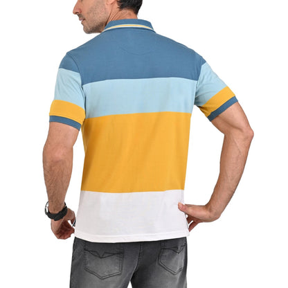 Playera Yale Cuello Polo Slim Fit 7370