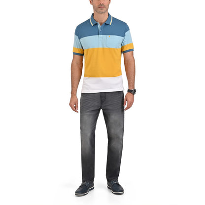 Playera Yale Cuello Polo Slim Fit 7370