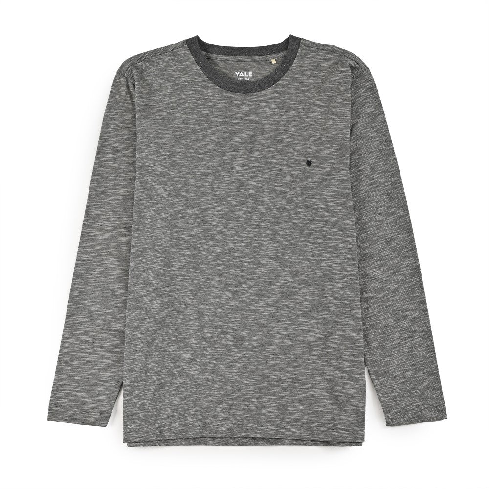 Playera Cuello Redondo Para Caballero Manga Larga Regular Fit 7085 Negro