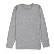 Playera Cuello Redondo Para Caballero Manga Larga Regular Fit 7085 Azul