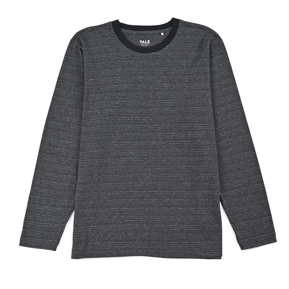 Playera Cuello Redondo Para Caballero Manga Larga Regular Fit 7090 Negro