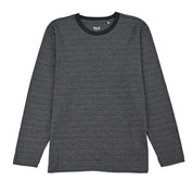 Playera Cuello Redondo Para Caballero Manga Larga Regular Fit 7090 Negro