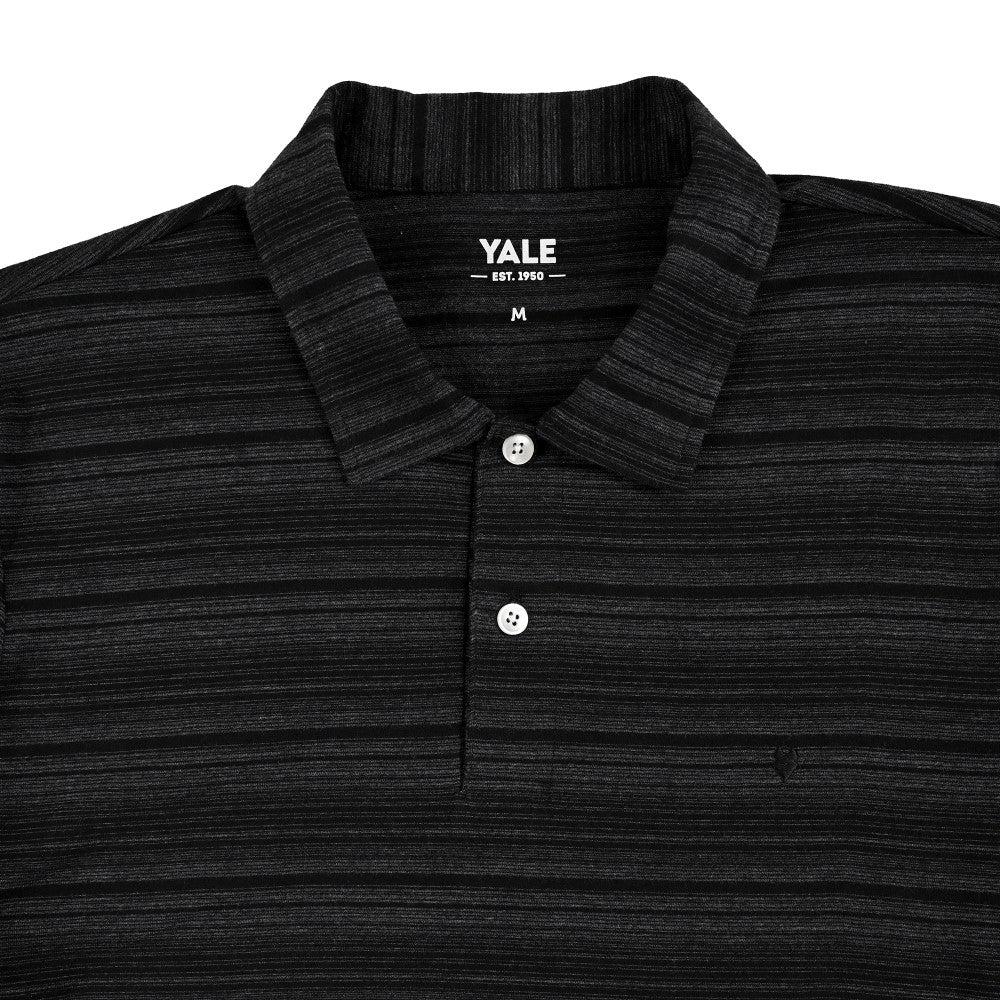 Playera Tipo Polo Para Caballero Manga Larga Regular Fit 6935 Negro