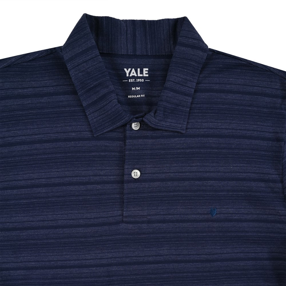 Playera Tipo Polo Para Caballero Manga Larga Regular Fit 6935 Azul Marino