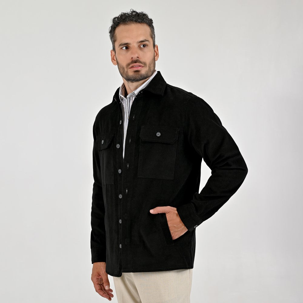 Chamarra Para Caballero Regular Fit A186 Negro