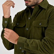 Chamarra Para Caballero Regular Fit A186 Verde Militar