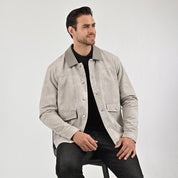 Chamarra Para Caballero Regular Fit 5902 Gris