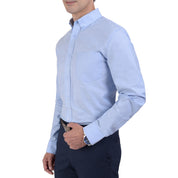 Camisa Casual Yale Manga Larga Tela Oxford Regular Fit 3216