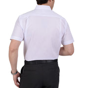 Camisa Casual Yale Manga Corta Lisa Regular Fit 2202