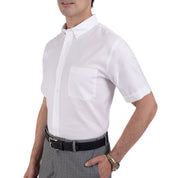 Camisa Casual Yale Manga Corta Tela Oxford Classic Fit 3216