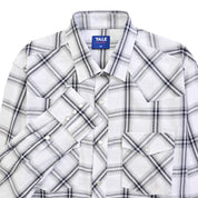 Camisa Yale Para Caballero Vaquera Manga Larga Regular Fit 4585 Blanco