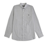 Camisa Buckingham Regular Fit Manga Larga Botón Oculto 3700