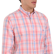 Camisa Buckingham Regular Fit Botón Oculto 3703